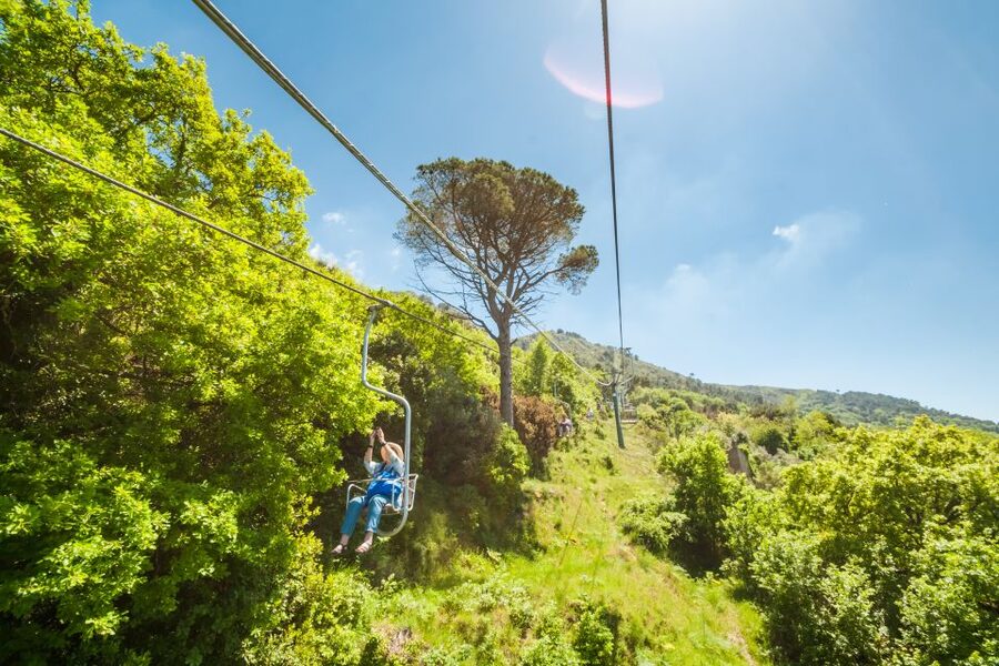 From Rome: Capri Guided Day Trip with Blue Grotto - The ferry from Naples to Marina Grande