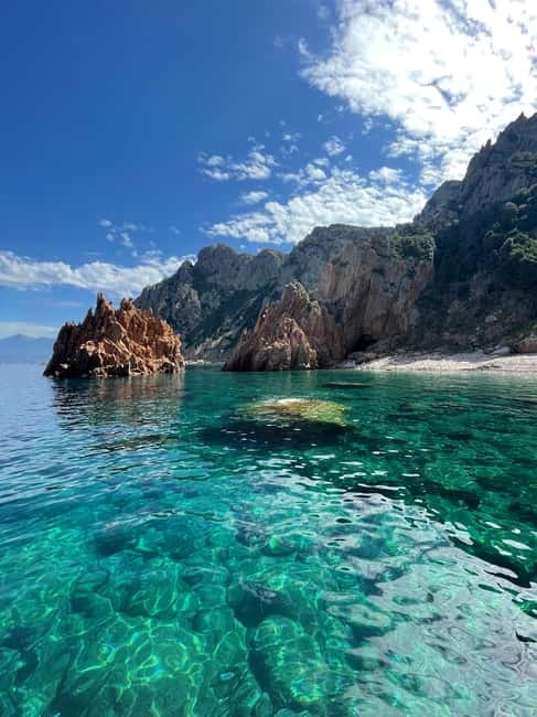 From Sagone/Cargèse: Piana Sea Caves & Snorkeling Boat Tour - Captain Bernard adds personality
