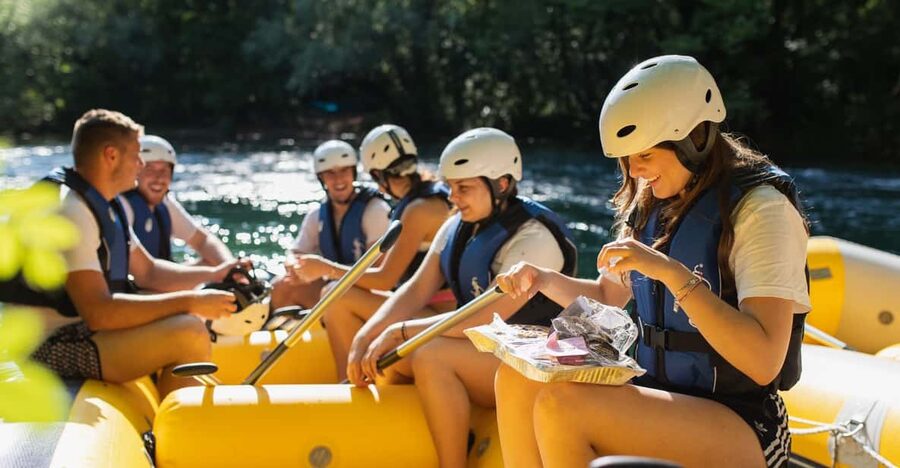 From Split or Omiš: Rafting, Cliff Jumping, & Cave Exploring - The first 45 minutes: calm water and beginner rapids