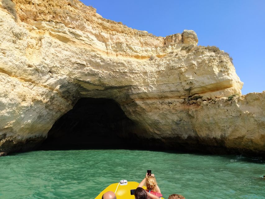From Vilamoura: 2.5-Hour Benagil Cave and Dolphins Boat Tour - The Algarve coast from the water