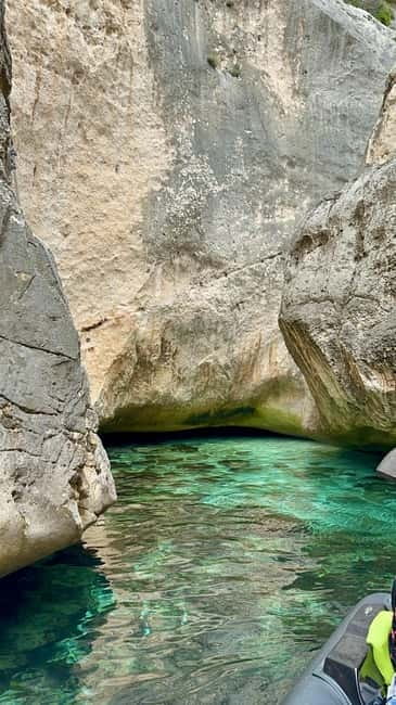 From Vlore: Blue Cave and Grama Bay Adventures - Bristan Bay and the Short Swimming Stops