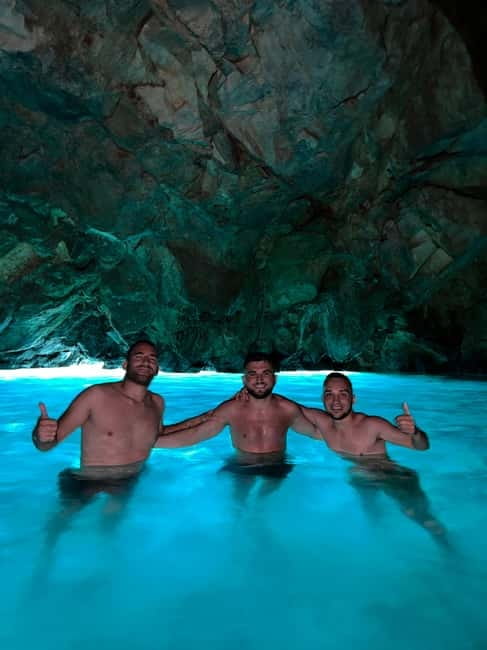 From Vlore: Blue Cave and Grama Bay Adventures - Meeting at Olympia Tiki Bar in Vlorë