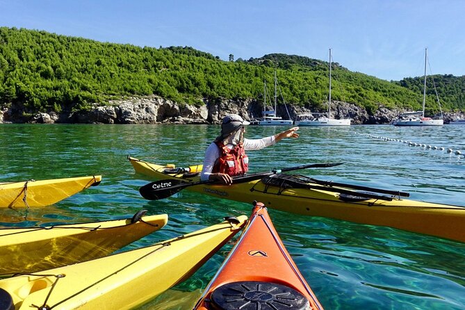 Full Day Kayaking and Snorkeling to Green Cave with GoPro photos - Leaving Gruž Harbor for Lopud