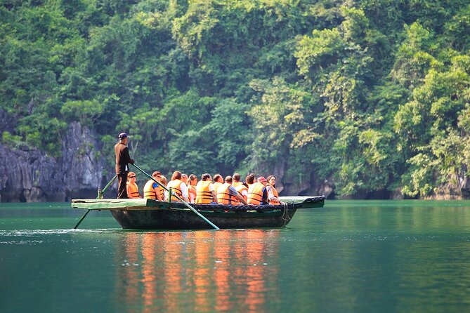 Ha Long Bay Cruise Day Tour - Cave, Kayaking, Swimming & Lunch - Ti Top Island for swimming or a view