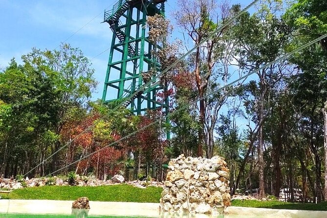 Half-day Adventure: Cenote + Ziplining + ATV Tour - The cenote swim and Mayan ceremony