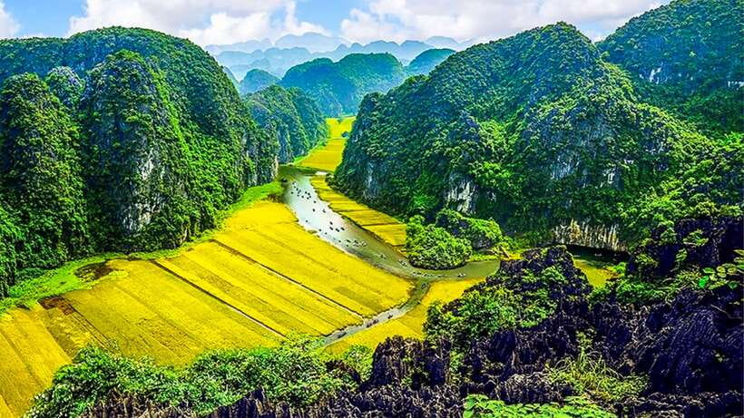 Hanoi/Ninh Binh: 1-Day Tam Coc/Trang An, Hoa Lu & Mua Caves - The day at a glance