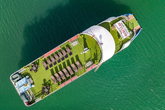 Hercules Grand Day Cruise Tour, Sung Sot Cave,Titop, Luon Cave - Boarding Hercules Cruise at Tuan Chau Marina