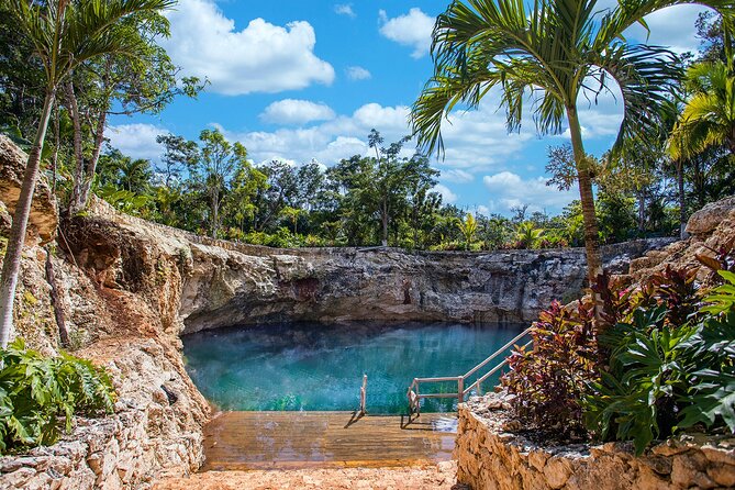 Hidden Cenote Swim & ATV Jungle Adventure with Transportation - Cooling off in the open-air cenote