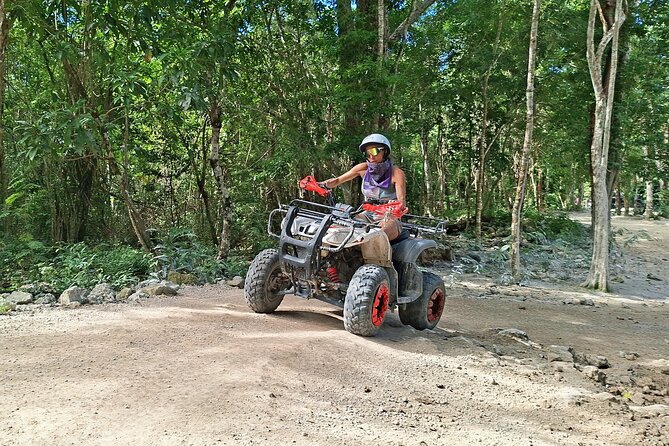 Jade Caverns and Mayan Village Cozumel ATV TOUR - Jade Cenote and the 20-foot jump