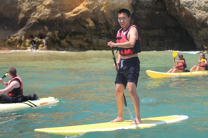 Kayak tour in Lagos to visit the caves. - Waves, boat traffic, and the return paddle