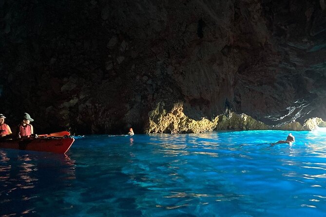 Kayak Trip to Hidden blue Cave, with lunch & fruits. - A second cave and a quieter return route