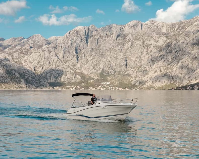 Kotor: Bay of Kotor and Blue Cave Speedboat Tour - The old submarine tunnel on Luštica