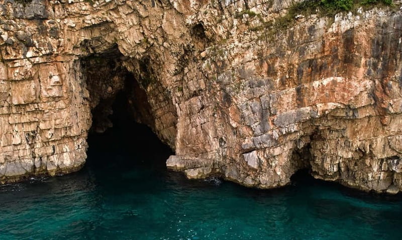 Kotor: Blue Cave and Our Lady of the Rock Speedboat Tour - The former submarine tunnel: a quick military relic