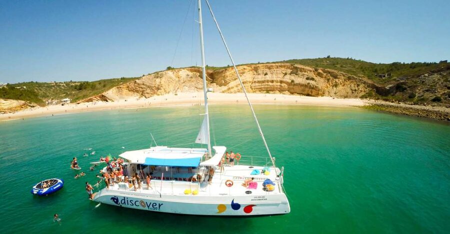 Lagos: Piedade Caves & Coastline - Catamaran - Key points at a glance
