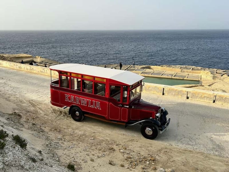Malta: 5 hr Vintage Bus Tour - Mdina & Blue Grotto inc. food - What $59 gets you