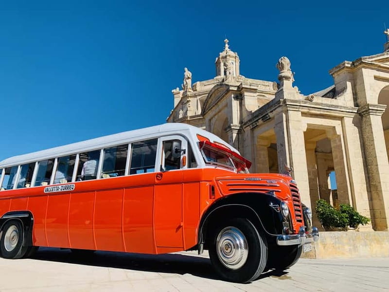 Malta: 5 hr Vintage Bus Tour - Mdina & Blue Grotto inc. food - Comfort, timing, and who should book