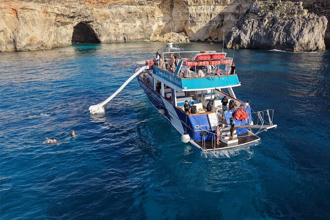 Malta: Blue lagoon, Gozo, Comino & Crystal Lagoon Sea Caves - The Blue Lagoon: beautiful, busy, and worth timing carefully