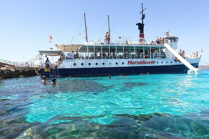 Malta: Comino, Gozo, Blue Lagoon, Crystal Lagoon and Caves Tour - Blue Lagoon: beautiful water, limited time