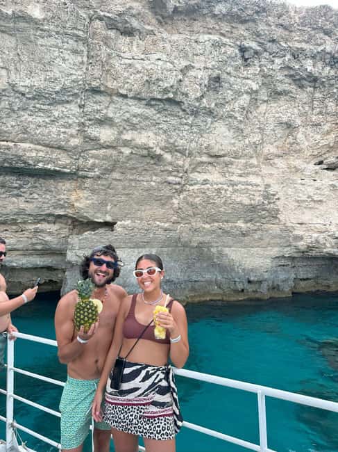 Malta: Gozo, Comino, Blue & Crystal Lagoon, & Caves Cruise - Blue Lagoon: 90 minutes for swimming and sun