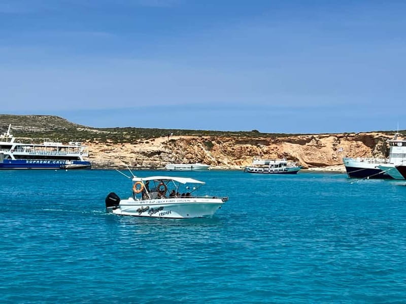 Mellieha: 1:00pm Speedboat round Comino Caves 2h Blue Lagoon - Key things to know before you book