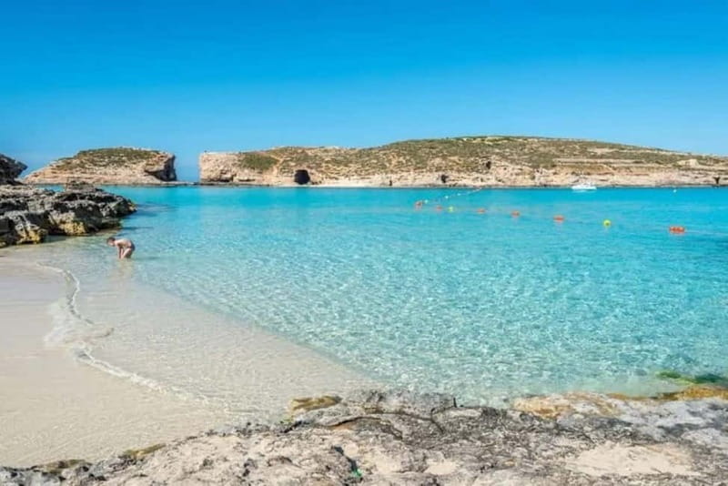 Mellieha: 1:00pm Speedboat round Comino Caves 2h Blue Lagoon - Two hours at the Blue Lagoon