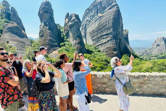 Meteora Monasteries & Caves DayTrip from Athens with Greek Lunch - Hermit Caves and Saint Nicholas Anapafsas
