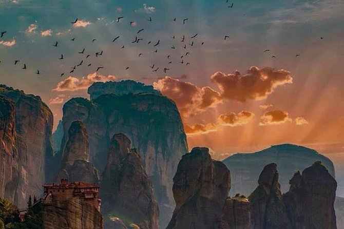 Meteora Monasteries Private Full Day Trip From Athens - Kastraki provides a proper Greek meal stop