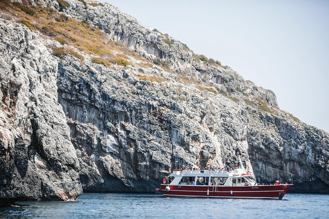 Mini-cruise tour to the Caves of Santa Maria di Leuca - A swim stop with useful safety equipment