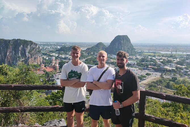 Morning Small group to Marble Mountains - Am Phu Cave - Monkey Mountain - The marble sculpture stop and the honest catch