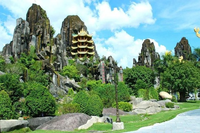 Morning Small group to Marble Mountains - Am Phu Cave - Monkey Mountain - Lunch, transport, and the pace of the morning