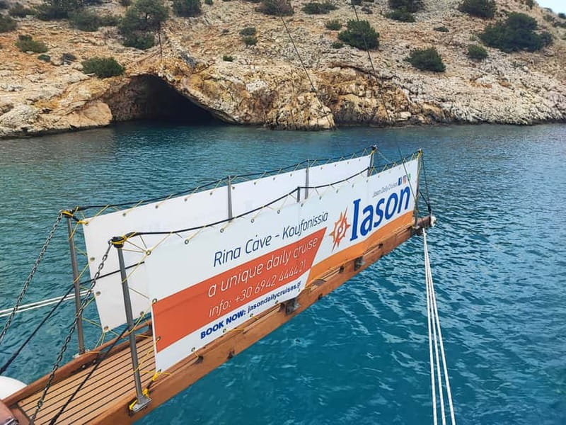 Naxos: Rina Cave-Koufonisi Cruise & Rina Cave Swim with BBQ - Sailing to Ano Koufonissi for island time