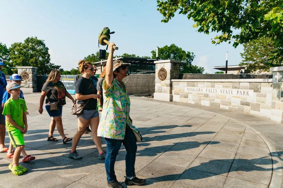 Niagara Falls: Cave of the Winds, Boat Ride, & Trolley Tour - Starting at Prospect Point and finding your guide