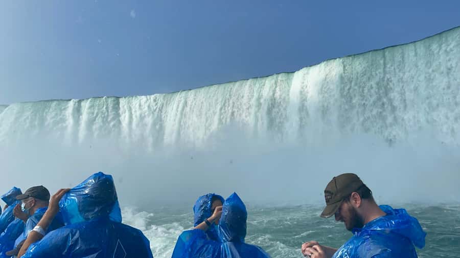 Niagra Falls, USA Side: Boat, Cave and Shuttle pass Tour - Goat Island and the first views of the falls