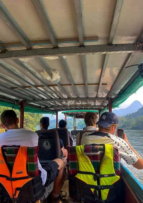 Nong Khiaw: Muang Ngoi, View Point, Water Fall and Kayaking - Setting out from Nong Khiaw by boat