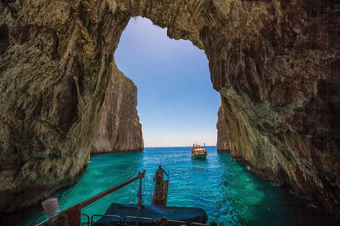 Paxos Antipaxos Blue Caves (Lakka Village) from Corfu - Starting with Corfu Old Town from the water