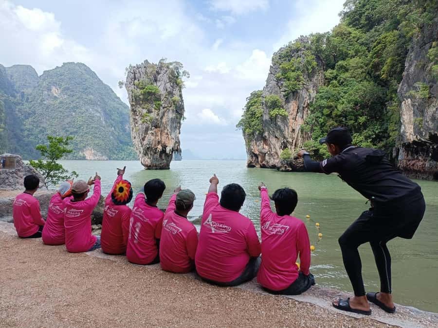 Phuket: James Bond Island by Big Boat with Sea Cave Canoeing - The people make a large boat feel personal