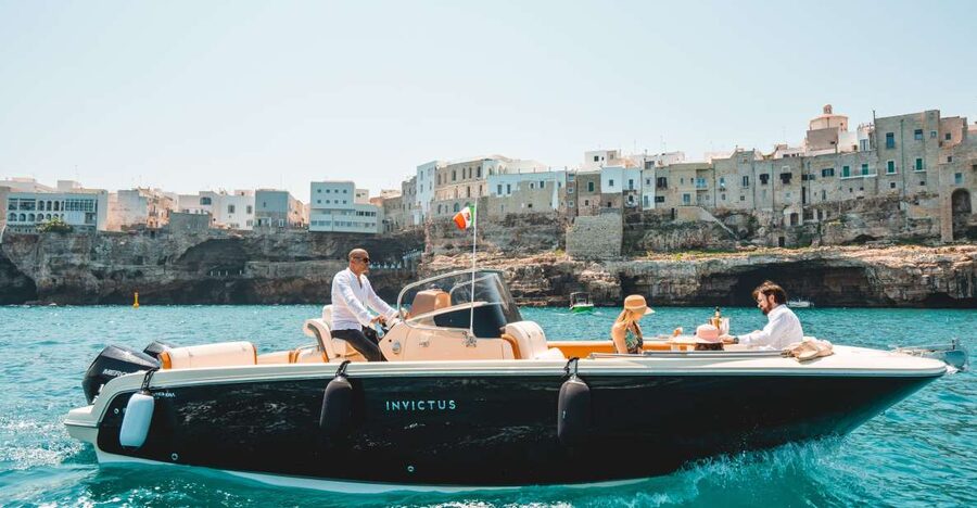Polignano a Mare: Boat Cruise to Scenic Caves with Prosecco - The viewpoint and the white cliffs of Polignano