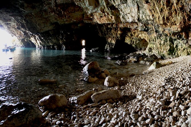 Polignano a Mare boat tour emotions, caves, diving and appetizers - What the $42.33 price includes