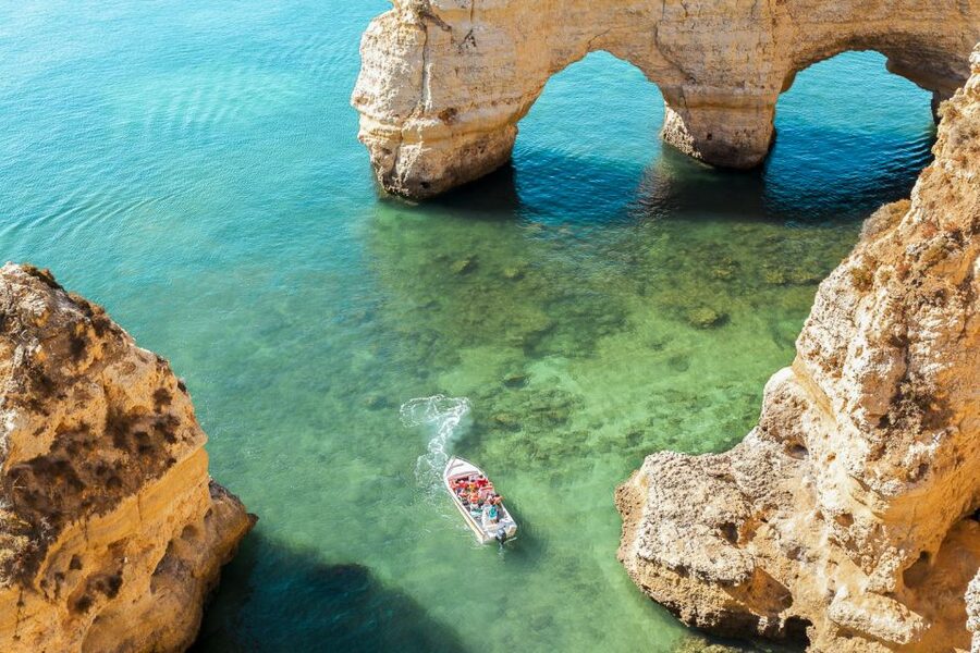 Portimão: Benagil Cave and Praia de Marinha Boat Tour - The ride back and the chance of dolphins