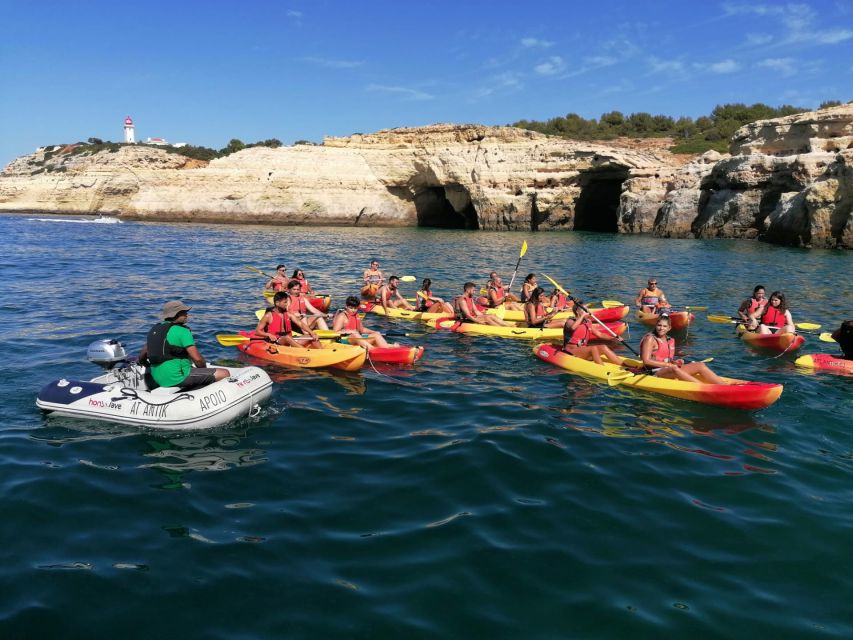 Portimão: Kayak Tour of Benagil Caves - Leaving Portimão by catamaran
