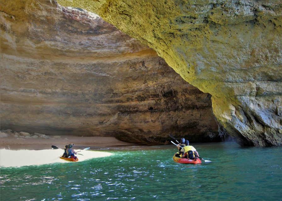 Portimão: Kayak Tour of Benagil Caves - A swim at Praia da Marinha