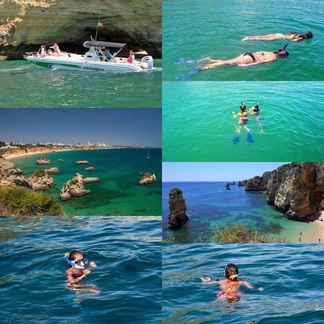 Portimão: Private Benagil Cave Boating Tour - Leaving Portimão and heading toward the caves
