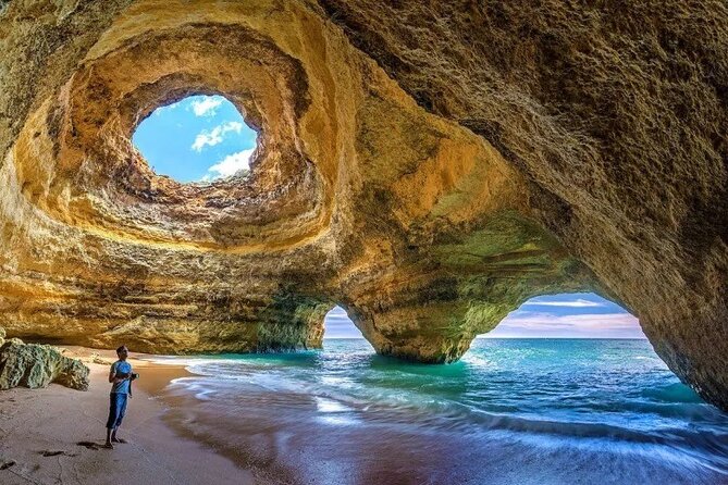 Portimão Private Boat Tour Caves Circuit and Coast Sightseeing - Dolphin monitoring, with realistic expectations