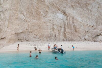 Porto Vromi: Shipwreck, Caves, & White Beach Swimming Cruise