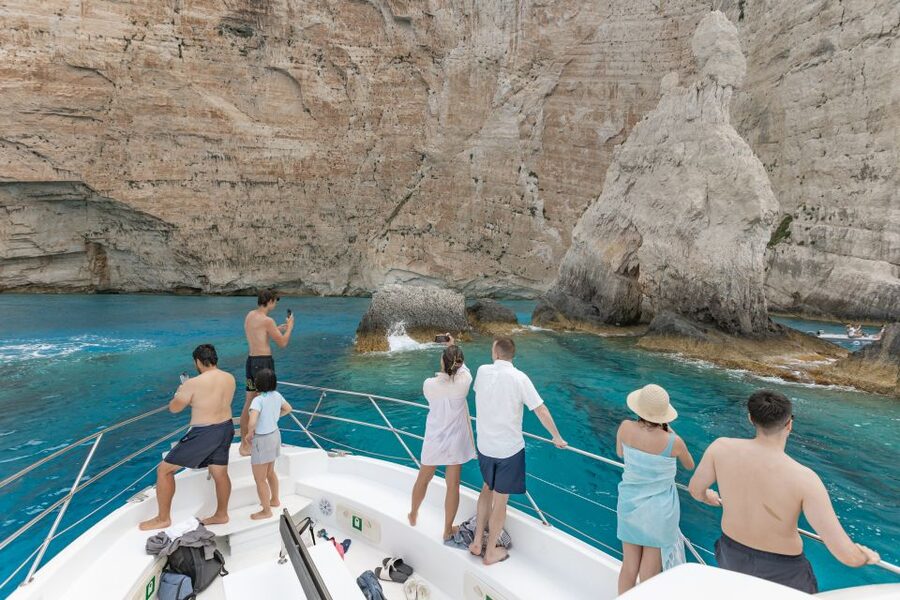 Porto Vromi: Shipwreck, Caves, & White Beach Swimming Cruise - Weather can reshape the schedule