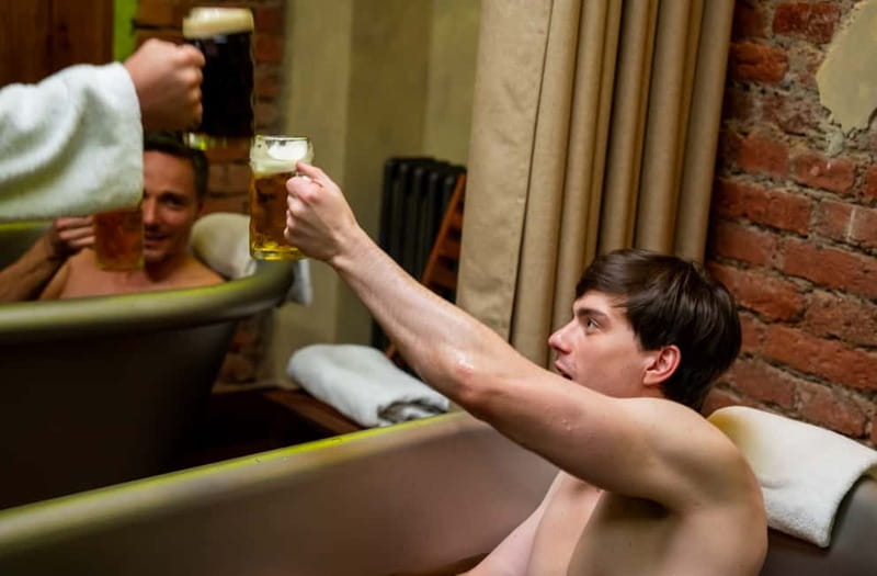 Prague: Beer and Wine Spa Bath with Salt Cave Experience - Why the location matters after sightseeing