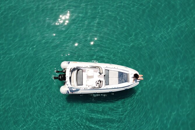 Private 7m 250hp speed boat tour Shipwreck Blue caves up to 8pax - Skinari’s Blue Caves and fluorescent water