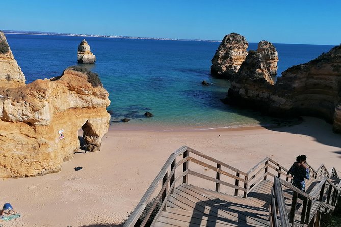 Private Algarve: Benagil Caves, Lagos Cliffs & Hidden Beaches - Praia do Camilo: beautiful, but those stairs count
