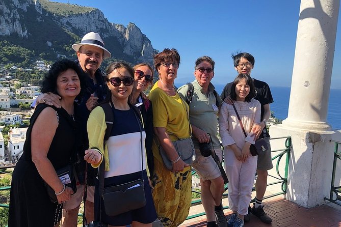 Private Capri Island and Blue Grotto Day Tour from Naples or Sorrento - Gardens of Augustus and the Faraglioni view