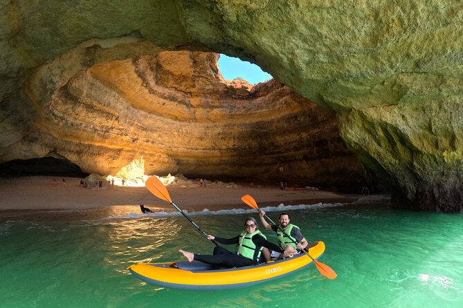 Private Kayak Experience In Benagil Cave with 4K Photos - Arriving at Algar de Benagil After About an Hour